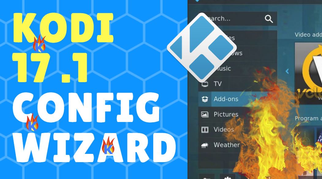 What is the new config wizard for kodi 17 3